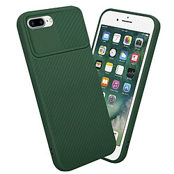 Cadorabo Coque iPhone 7 PLUS / 7S PLUS / 8 PLUS Etui en Vert