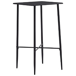 vidaXL Ensemble de bar 5 pcs Tissu Noir