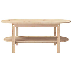 Acheter vidaXL Table basse 110x55x45 cm Bois massif de pin