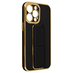 Avizar Coque iPhone 13 Pro Béquille pliable Système magnétique noir