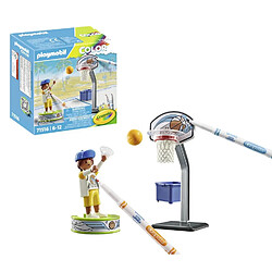 Avis Playmobil® 71516 Color - Joueur de basket avec panier