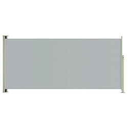 vidaXL Auvent latéral rétractable de patio 140x300 cm Gris