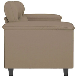 Acheter Maison Chic Canapé à 2 places,Sofa de Salon,Canapé droit Cappuccino 120 cm Similicuir -GKD928322