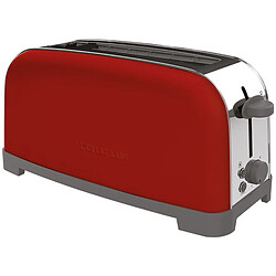 Grille-pains 1 fente 850w rouge - VINTAGESINGLERED850W - TAURUS