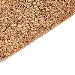 Acheter Beliani Tapis de bain 50 x 80 cm marron ESME