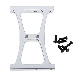 Support De Pare-chocs De Plaque Arrière En Alliage D'aluminium Pour Traxxas TRX4 1/10 RC Car Silver