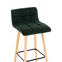 Acheter Non Tabouret de bar en velours Lincoln