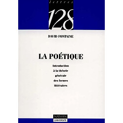 La Poétique : introduction à la théorie générale des formes littéraires - Occasion