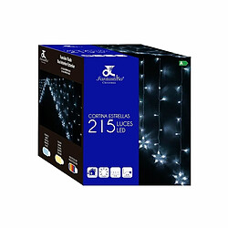 BigBuy Christmas Barrière lumineuse LED Blanc Etoiles