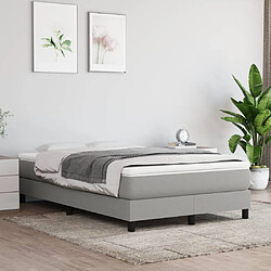 Maison Chic Matelas de lit à ressorts ensachés, Matelas doux Gris clair 120x200x20 cm -GKD19314