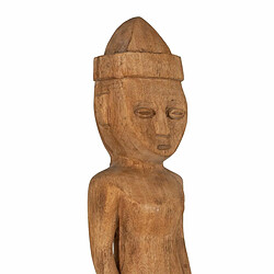 Avis BigBuy Home Figurine Décorative Naturel Africain 14 x 14 x 113 cm