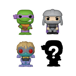 Funko Les Tortues Ninja - Pack 4 figurines Bitty POP! Donatello 2,5 cm