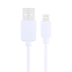 Wewoo Câble blanc pour iPhone X / 8 & 8 Plus / 7 & 7 Plus / 6 & 6s & 6 Plus & 6s Plus / iPad 1 m haute vitesse 35 coeurs Lightning à USB de recharge de synchronisation,