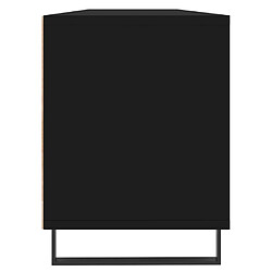 Acheter vidaXL Meuble TV noir 150x30x44,5 cm bois d'ingénierie