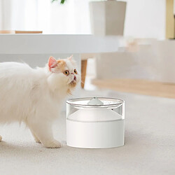 Acheter Universal Snow Mountain Automatic Pet Cat Fountain Filter Breeder Feeder Smart Drinker Cat Water Bowl Kitten Dog Pet Supplies | Cat Water Supplies (Blanc)