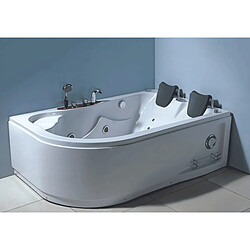 Simba BAIGNOIRE BALNEO MASSANTE Varadero 170 X 115 cm BAIGNOIRE D'ANGLE BAIN TOURBILLON - 2 PERSONNES