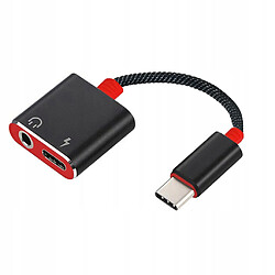 GUPBOO Adaptateur USB-C vers Jack 3,5 mm 2 en 1 pour Mi 11T/Pro,JL2092