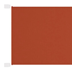 Helloshop26 Auvent vertical 100 x 360 cm tissu oxford orange 02_0007656