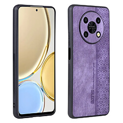 Coque en TPU + PU AZNS anti-rayures pour votre Huawei Enjoy 50 Pro 4G/nova Y90 4G - violet