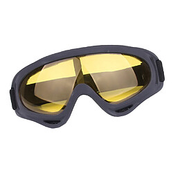 Lunettes D'équitation Extérieures Lunettes De Moto Ant Impact Lunettes De Ski Lunettes Jaunes