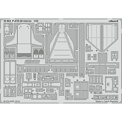 P-47D-20 interior for Trumpeter - 1:32e - Eduard Accessories