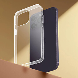 Avizar Coque pour iPhone 14 Pro Max Souple Fine Anti-jaunissement Pureflex Transparent pas cher