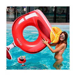 Acheter Airmyfun Bouée Gonflable XXL et Porte Boisson Gonflable pour Piscine & Plage - Pack Evasion Cocktail passion