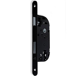 DOM METALUX Serrure de Porte Noire à Encastrer à Cylindre Axe 40 mm à Larder Reversible