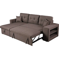 Acheter Habitat Et Jardin Canapé d'angle convertible/réversible Axel - 3 places - Taupe