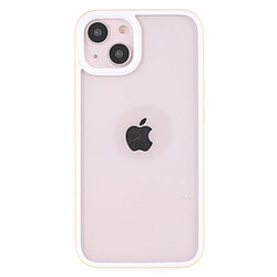 Coque en TPU + acrylique rose pour iPhone 13 6.1 pouces