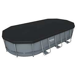 Piscine Hors-sol Tubulaire Bestway Power Steel Ovale 549x274x122 cm Épurateur à Cartouche de 5 678 L/H Bâche et Échelle