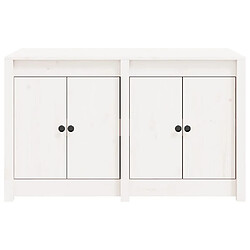 Acheter vidaXL Armoire de cuisine d'extérieur blanc bois de pin massif