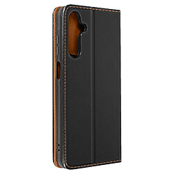 Avizar Housse pour Samsung Galaxy A25 5G Cuir Véritable Porte-carte Noir