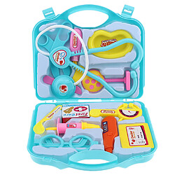 Doctor Kit Pretend Play Set Doctor Nurse Game Playset Toys Bleu