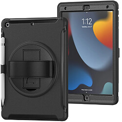 Coque en TPU antichoc avec béquille noir pour votre iPad 10.2 (2021)/(2020)/(2019)