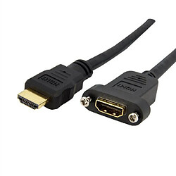 StarTech.com Câble HDMI standard à montage sur panneau de 91 cm - Cordon HDMI vers HDMI - F/M