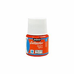 Pebeo Peinture textile Setacolor opaque - Orange - 45 ml