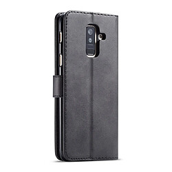 Avis Wewoo Housse Coque Pour Galaxy A6 2018 LC.IMEEKE en cuir à rabat horizontal de veauavec support et fentes cartes et portefeuille noir