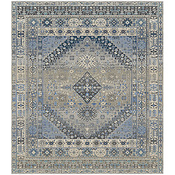 ICONIK INTERIOR Tapis Oriental Vintage - (290x200 cm) - Anar Bleu