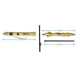 Avis BigBuy Outdoor Parasol Jaune 180 cm UPF 50+