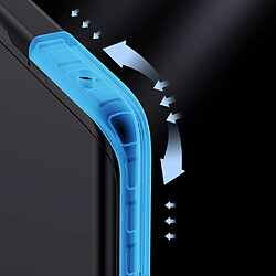 Coque en TPU anti-rayures, anti-chocs avec béquille cachée pour votre iPhone 14 Pro - bleu