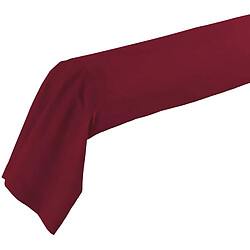 Douceur D'Interieur Taie de traversin unie - 85 x 185 cm - Lina - Rouge