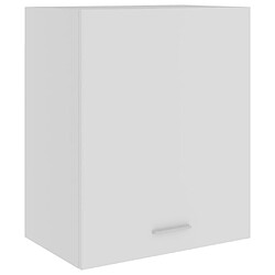 vidaXL Armoire suspendu blanc 50x31x60 cm bois d’ingénierie