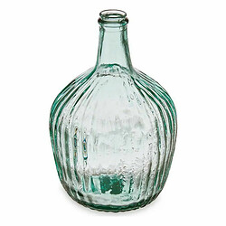 Gift Decor Bouteille Rayures Décoration 16 x 29,5 x 16 cm Transparent (4 Unités)