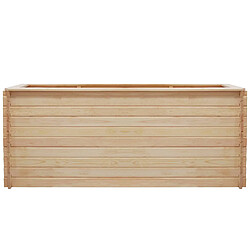 vidaXL Lit surélevé de jardin 200x100x80 cm Bois de pin 19 mm