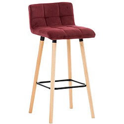 Non Tabouret de bar en velours Lincoln