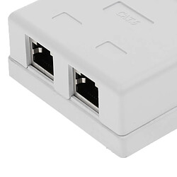 Acheter Plaque frontale RJ45 à 2 ports