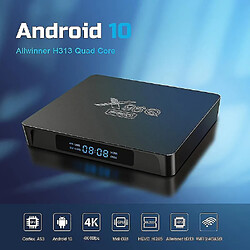 Avis Universal X96Q Pro Smart TV Box 4kandroid 10.0 Set Top Box 1 Go + 8 Go 2 Go + 16 Go WiFi Allwinner H313 Quad Core TV