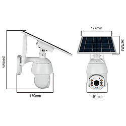 Avis Yonis Caméra Surveillance Solaire 1080P HD WiFi Alarme PIR Vision Nocturne Audio Bidirectionnel IP67