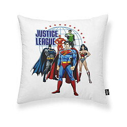 Housse de coussin Justice League Justice Team A Blanc 45 x 45 cm